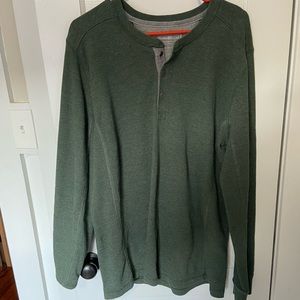 Eddie Bauer Large Tall Henley Thermal